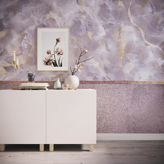 Фотообои в интерьере артикул Pink It Marble 4, PINK IT MARBLE, Wall street