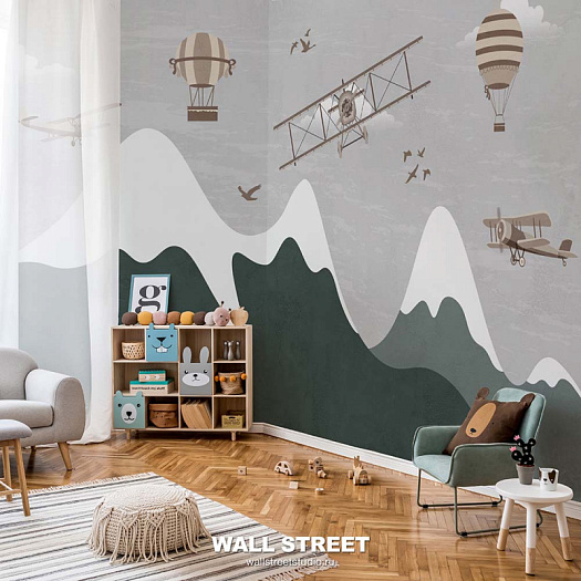 Фотообои в интерьере артикул Big Little 12, BIG LITTLE, Wall street