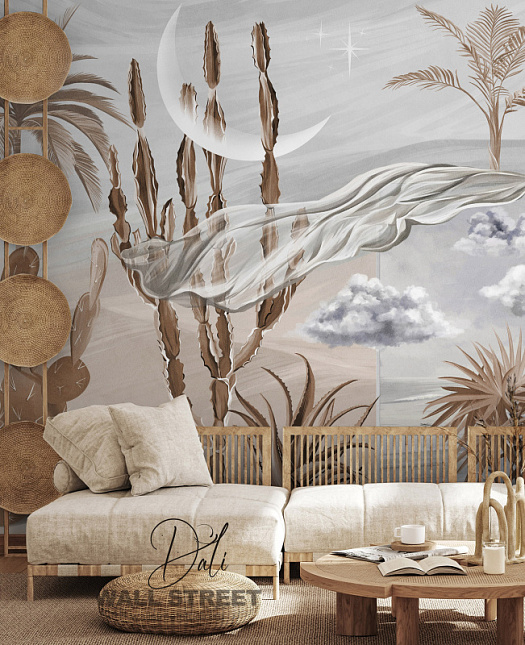 Фотообои в интерьере артикул Dali 4, DALI, Wall street