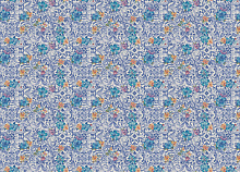 Голубые обои в спальню Kerama Marazzi REFLECTION KM6514