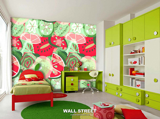 Фотообои в интерьере артикул Fresh 9, FRESH, Wall street
