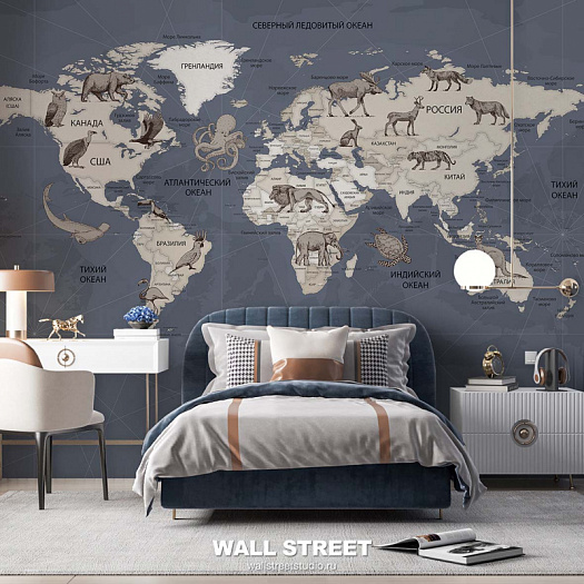 Фотообои в интерьере артикул Travel Kids 20, TRAVEL KIDS, Wall street