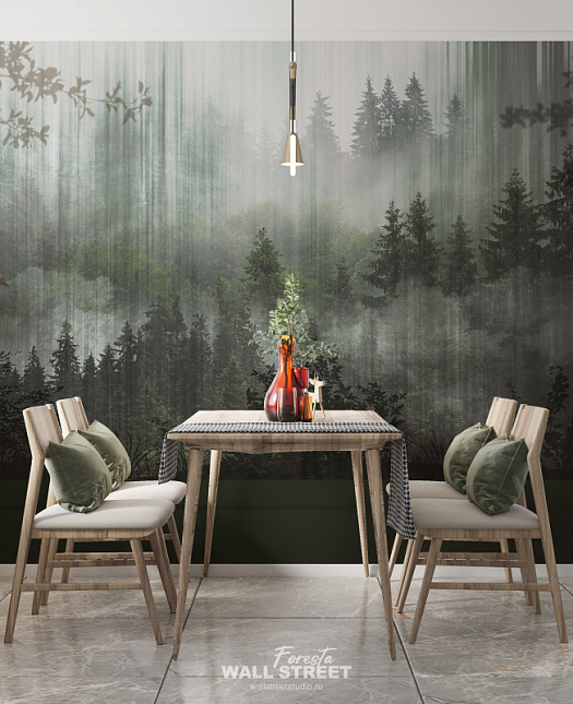 Фотообои в интерьере артикул Foresta 14, FORESTA, Wall street