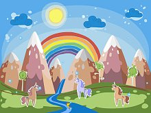 Фотообои солнце Wall street UNICORN VALLEY Unicorn Valley 21